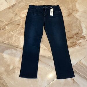AG Adriano Goldschmied Dark Indigo Straight Leg Jeans